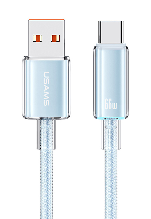 USAMS καλώδιο USB-C σε USB US-SJ658, 66W, 480Mbps, 1.2m, μπλε - USAMS 114214