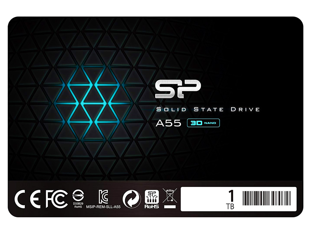 SILICON POWER SSD A55 1TB, 2.5", SATA III, 560-530MB/s 7mm, TLC - SILICON POWER 71654