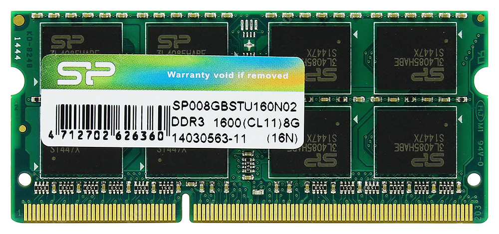 SILICON POWER Μνήμη RAM DDR3 SODimm, 8GB, 1600MHz, CL11 - SILICON POWER 70975