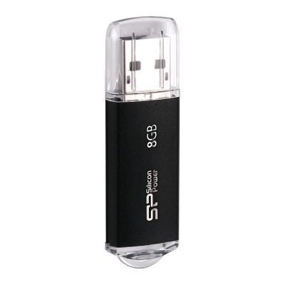 SILICON POWER USB Flash Drive Ultima II-I, 8GB, USB 2.0, μαύρο - SILICON POWER 102391
