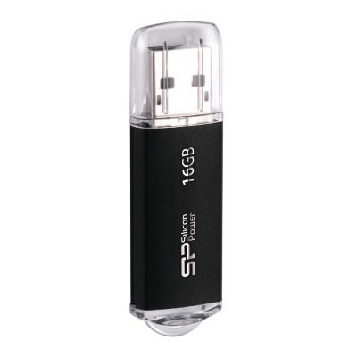 SILICON POWER USB Flash Drive Ultima II-I, 16GB, USB 2.0, μαύρο - SILICON POWER 101604