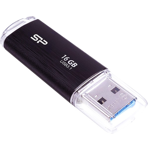SILICON POWER USB Flash Drive Blaze B02, 16GB, USB 3.2, μαύρο - SILICON POWER 71717
