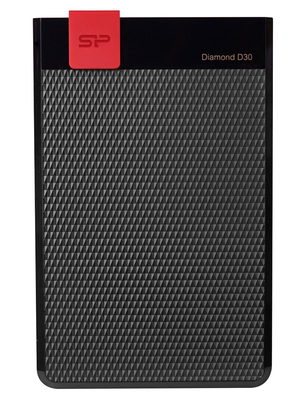 SILICON POWER εξωτερικός HDD 2TB Diamond D30 D3S, USB 3.1, μαύρος - SILICON POWER 80472