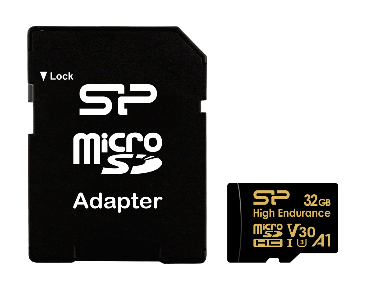 SILICON POWER κάρτα μνήμης microSDHC High Endurance, 32GB, Class 10 UHS-I U3 A1 V30 - SILICON POWER 119963