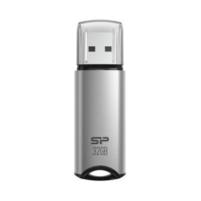 SILICON POWER USB Flash Drive Marvel M02, 32GB, USB 3.2, γκρι - SILICON POWER 101606