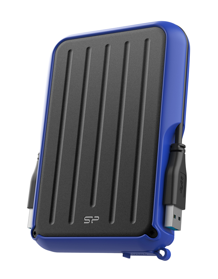 SILICON POWER εξωτερικός HDD Armor A66, 4TB, USB 3.2, μπλε - SILICON POWER 96550