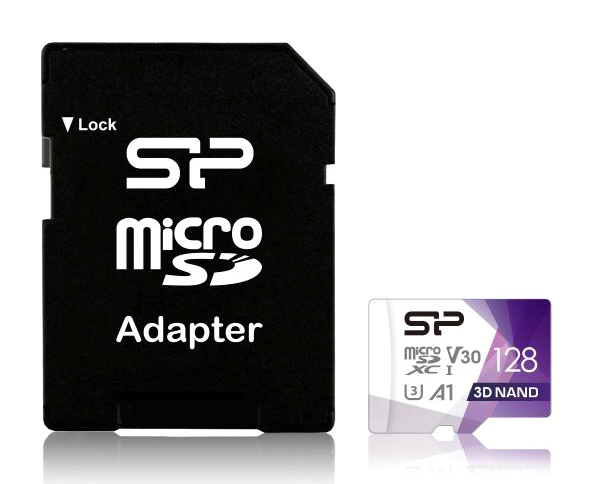 SILICON POWER κάρτα μνήμης Superior Pro microSDXC UHS-I, 128GB, Class 30 - SILICON POWER 102398