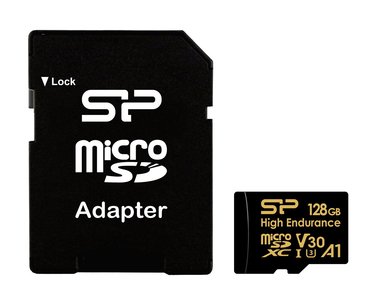 SILICON POWER κάρτα μνήμης microSDHC High Endurance, 128GB, Class 10 UHS-I U3 A1 V30 - SILICON POWER 119965