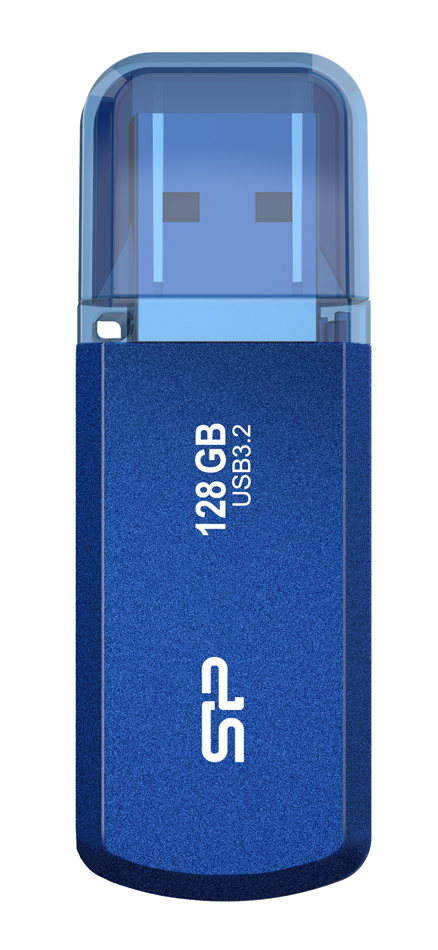 SILICON POWER USB Flash Drive Helios 202, 128GB, USB 3.2, μπλε - SILICON POWER 102589