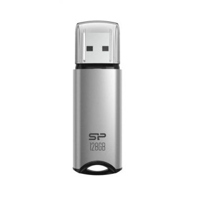 SILICON POWER USB Flash Drive Marvel M02, 128GB, USB 3.2, γκρι - SILICON POWER 101608
