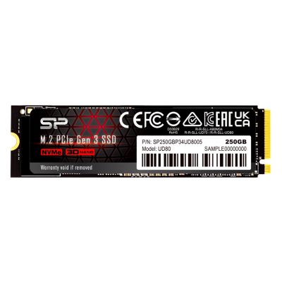 SILICON POWER SSD PCIe Gen3x4 M.2 2280 UD80, 250GB, 3.400-3.000MB/s - SILICON POWER 100857
