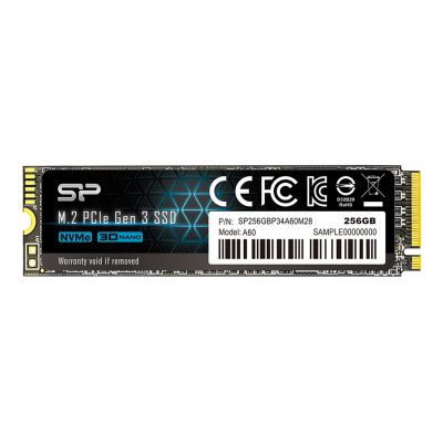 SILICON POWER SSD PCIe Gen3x4 P34A60 M.2 2280, 256GB, 2.200-1.600MB/s - SILICON POWER 74854