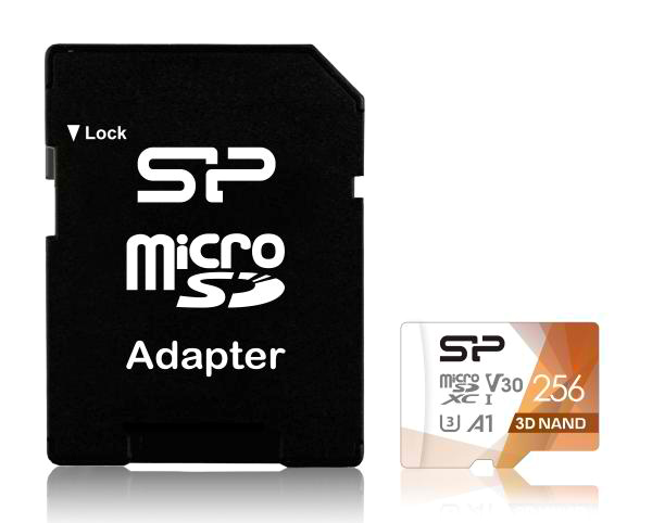 SILICON POWER κάρτα μνήμης Superior Pro microSDXC UHS-I, 256GB, Class 30 - SILICON POWER 102399