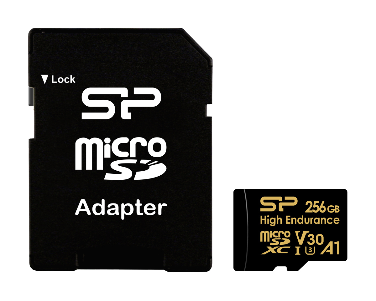 SILICON POWER κάρτα μνήμης microSDHC High Endurance, 256GB, Class 10 UHS-I U3 A1 V30 - SILICON POWER 119964