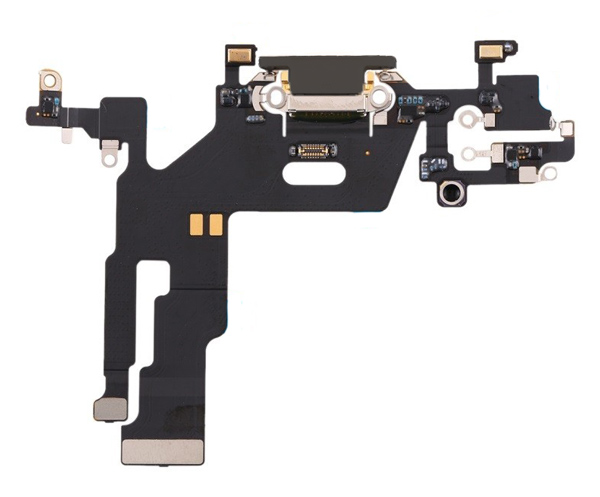 Καλώδιο Flex charging port SPIP11-0012 για iPhone 11, μαύρο - UNBRANDED 94096