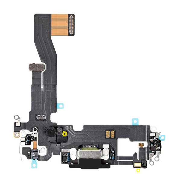 Καλώδιο Flex charging port SPIP11-0016 για iPhone 12 Pro, μαύρο - UNBRANDED 94148