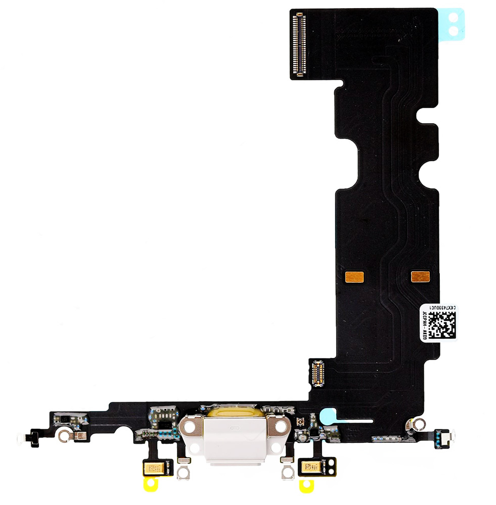 Καλώδιο Flex charging port για iPhone 8 Plus, ασημί - UNBRANDED 70419