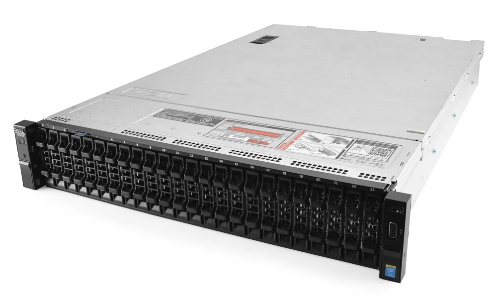 DELL Server R730, 2x E5-2680 v3, 32GB, DVD, 2x 750W, 24x 2.5", REF SQ - DELL 114923