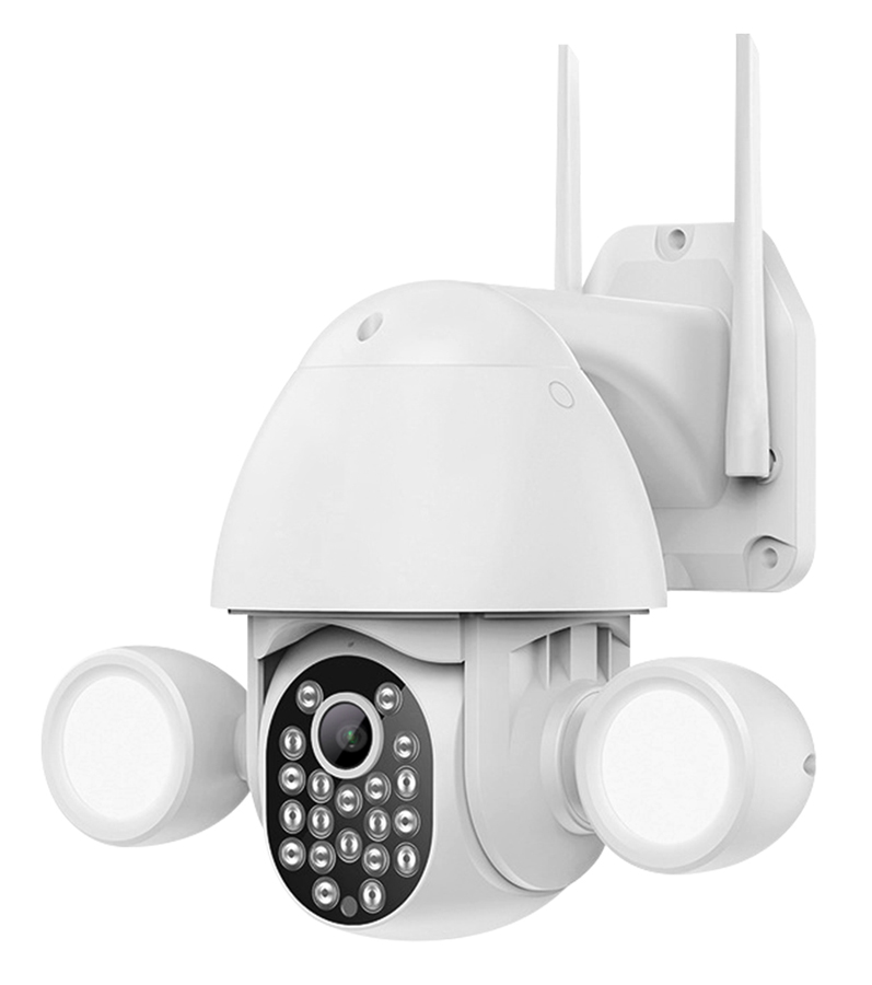 SECTEC smart IP PTZ κάμερα ST-967-5M-TY, με PIR & προβολείς, Wi-Fi, 5MP - SECTEC 89692
