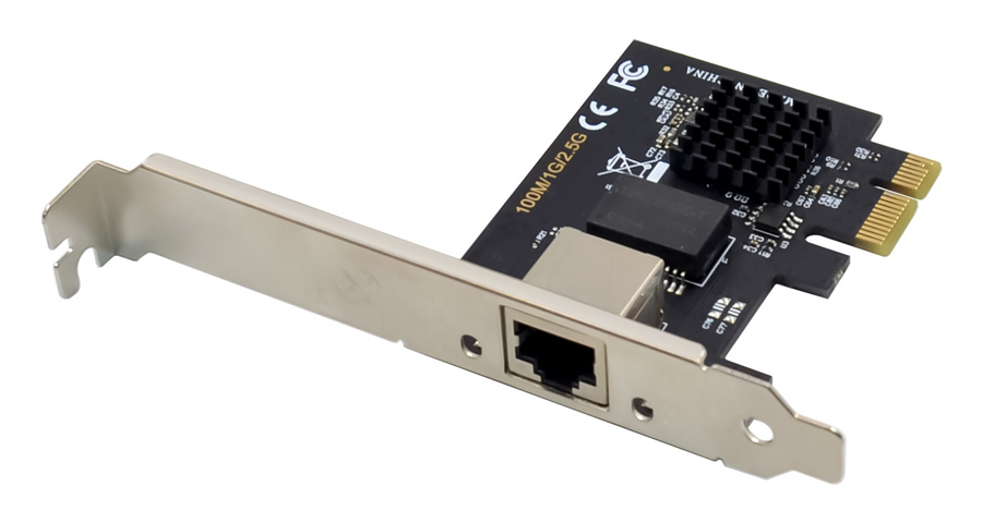 POWERTECH κάρτα επέκτασης PCIe σε RJ45 2.5G ST7266, RTL8125B - POWERTECH 99247