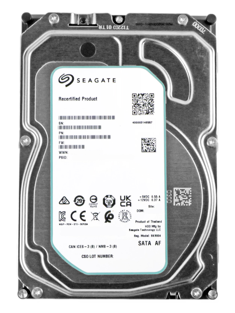 SEAGATE σκληρός δίσκος Exos 5E8 3.5", 8TB, 5400RPM, 256MB, 6Gb/s, FR - SEAGATE 121230