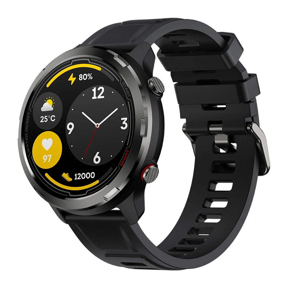 ZEBLAZE smartwatch Stratos 2 Lite, heart rate, 1.32", GPS, 5 ATM, μαύρο - ZEBLAZE 110965