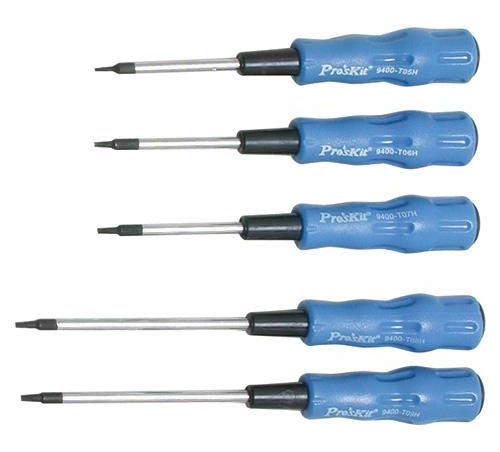 PROSKIT σετ κατσαβιδιών Torx SW-2125H, 5τμχ - PROSKIT 113087