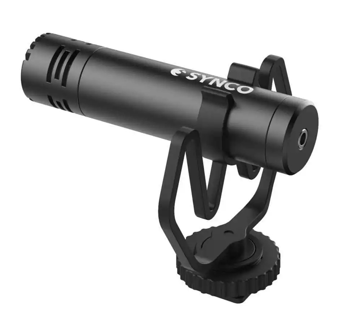SYNCO μικρόφωνο για κάμερα SY-M1-BK, δυναμικό, 3.5mm, shock mount, μαύρο - SYNCO 107876