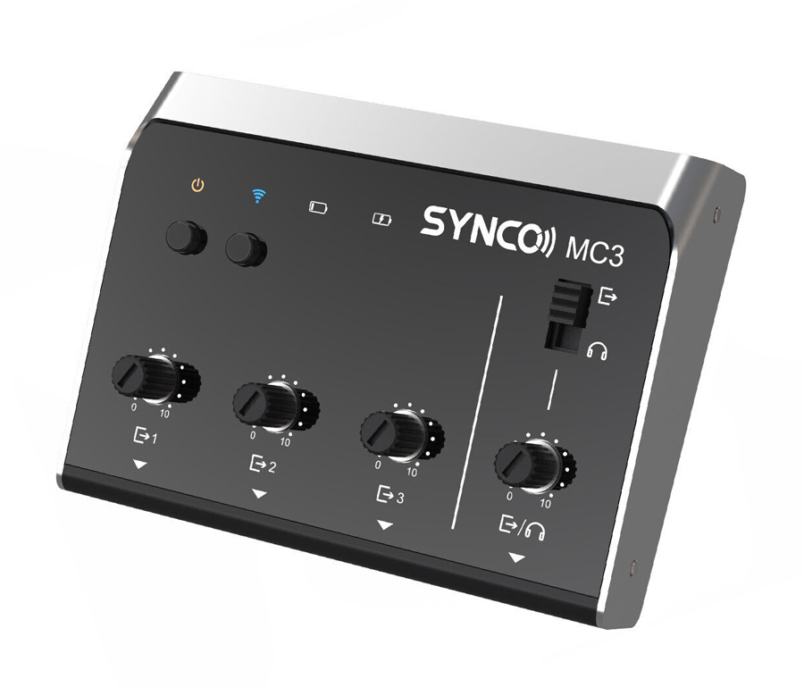 SYNCO μίκτης ήχου MC3-LITE, 4 καναλιών, Bluetooth, 500mAh, γκρι - SYNCO 107874