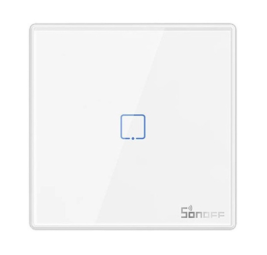 SONOFF smart διακόπτης T2EU1C-RF 433MHz, αφής, μονός, λευκός - SONOFF 89575