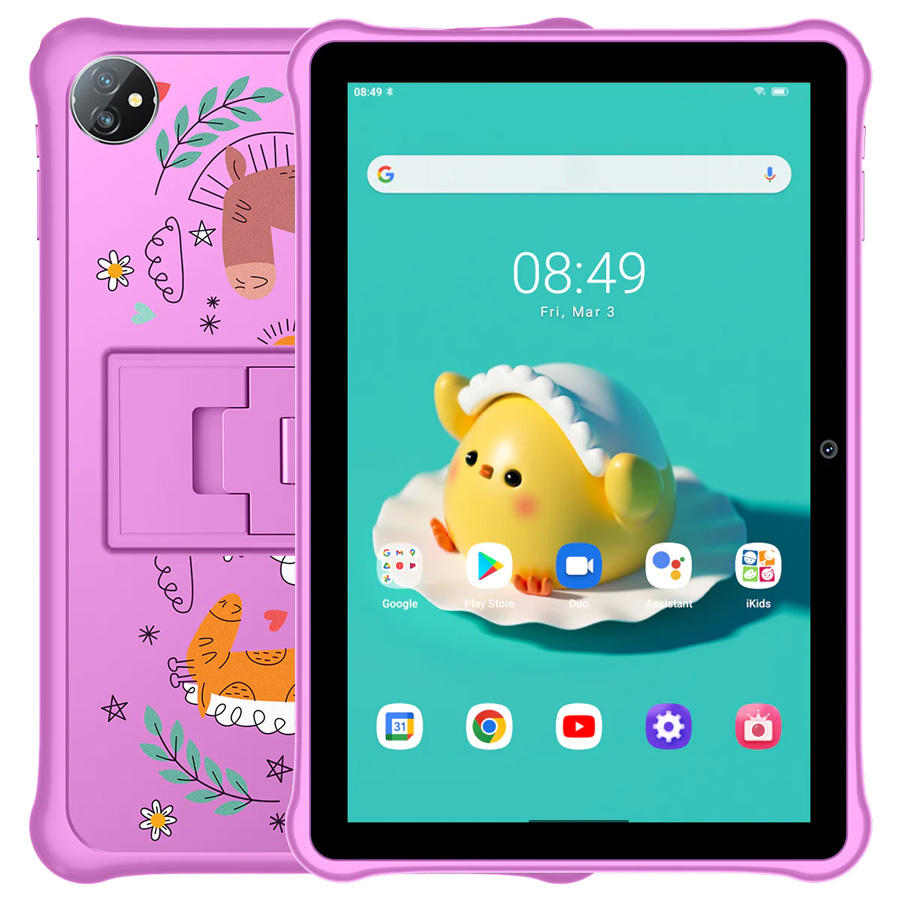 BLACKVIEW tablet Tab A7 Kids, 10.1", 3/64GB, Android 12, 6580mAh, ροζ - BLACKVIEW 113366
