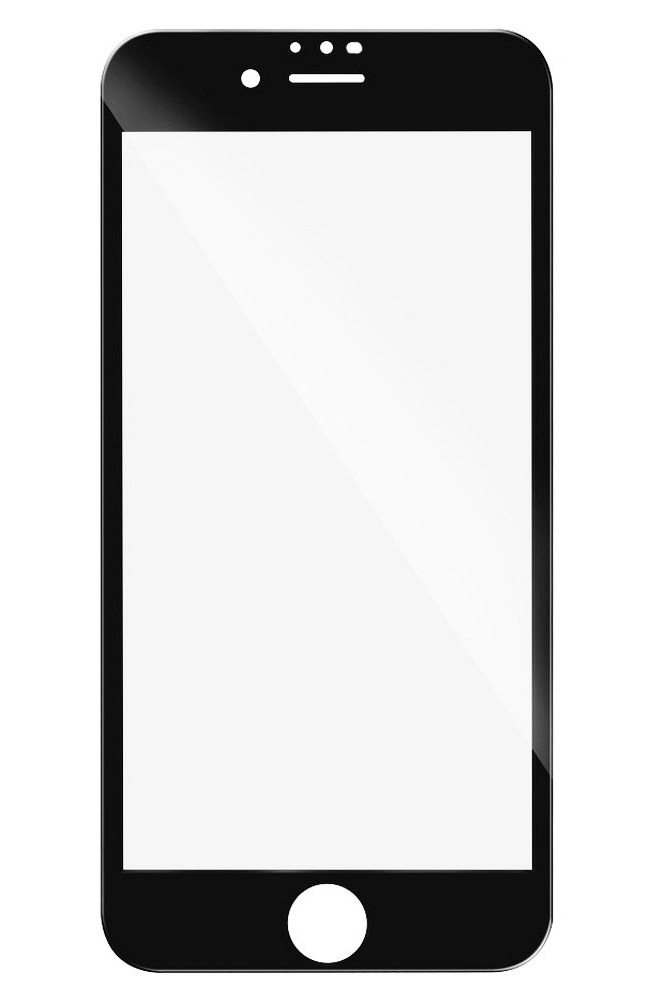 POWERTECH Tempered Glass 5D Full Glue για iPhone 8, Black - POWERTECH 70912