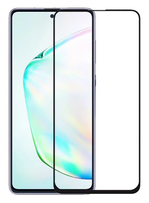 POWERTECH Tempered Glass 5D, full glue, για Samsung Note 10 Lite, μαύρο - POWERTECH 78454