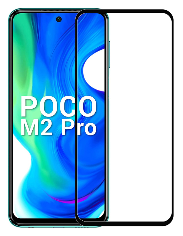 POWERTECH Tempered Glass 5D, full glue, Xiaomi Poco M2 Pro 2020, μαύρο - POWERTECH 81182