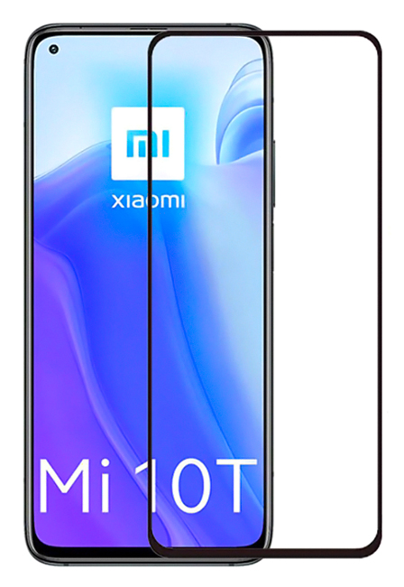 POWERTECH Tempered Glass 5D, full glue, Xiaomi Mi 10T/Lite/Pro 5G, μαύρο - POWERTECH 82279