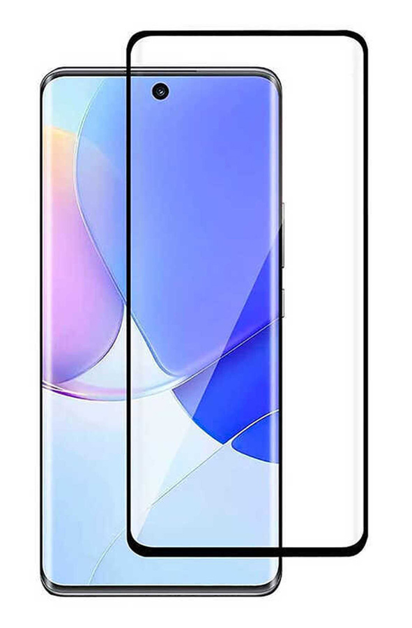 POWERTECH tempered glass 5D, full glue, curved, Huawei P50 Pro, μαύρο - POWERTECH 104425