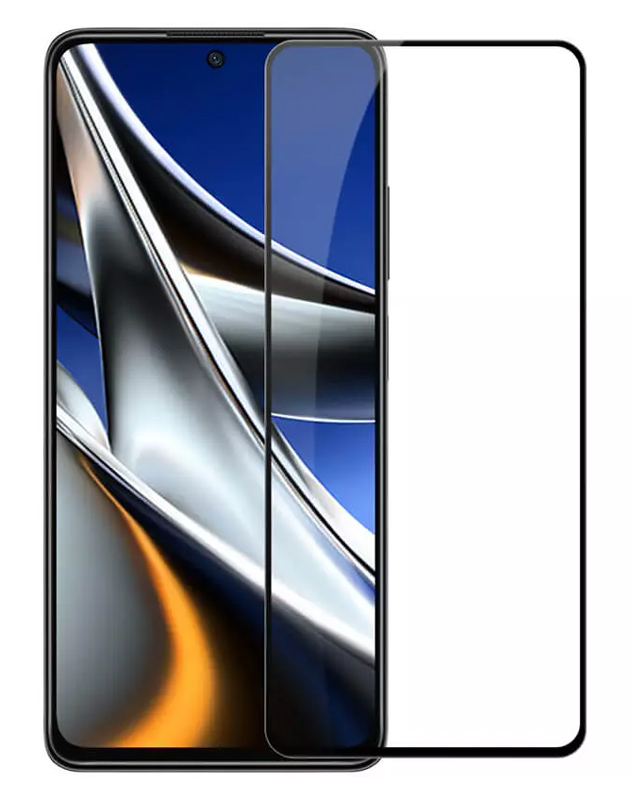 POWERTECH tempered glass 5D TGC-0607, Xiaomi Poco X4 Pro 5G, full glue - POWERTECH 106556
