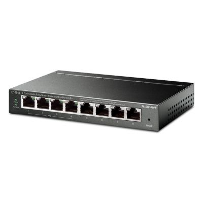 TP-LINK Easy Smart Switch TL-SG108PE, 8-Port Gbit, 4-Port PoE, Ver. 5.0 - TP-LINK 99300