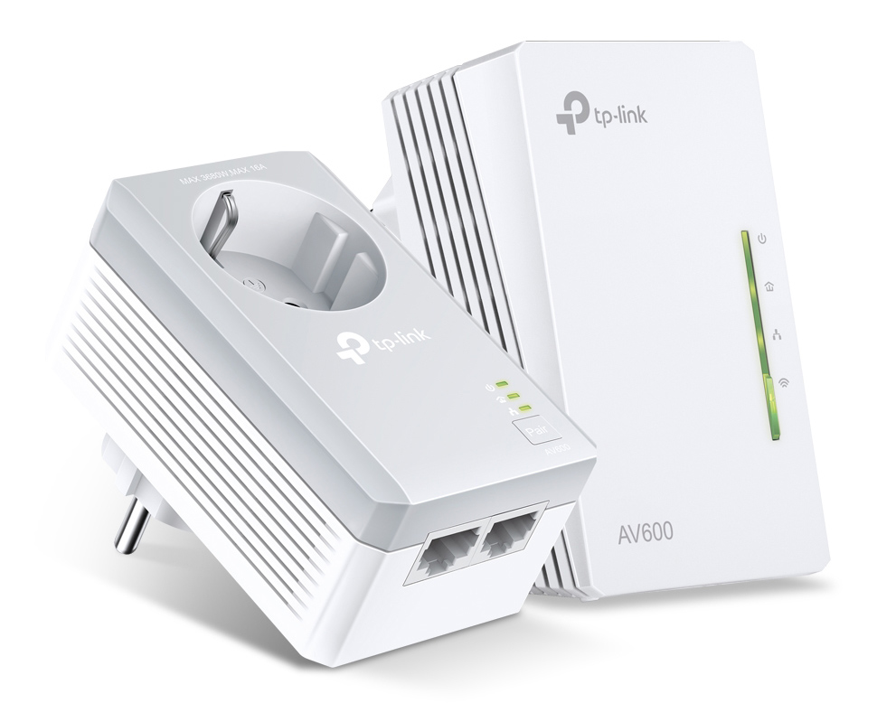 TP-LINK Powerline Wi-Fi Kit TL-WPA4226-KIT, AV600 600Mbps, Ver: 4.0 - TP-LINK 100691