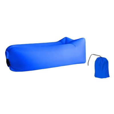 Φουσκωτό στρώμα lazy bag TMV-0028 με τσάντα μεταφοράς, 230x70cm, μπλε - UNBRANDED 77640