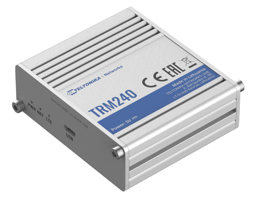 TELTONIKA Industrial cellular modem TRM240, LTE Cat 1, USB - TELTONIKA 80857