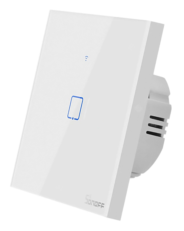 SONOFF smart διακόπτης ΤΧ-T2EU1C, αφής, Wi-Fi, μονός, λευκός - SONOFF 80792