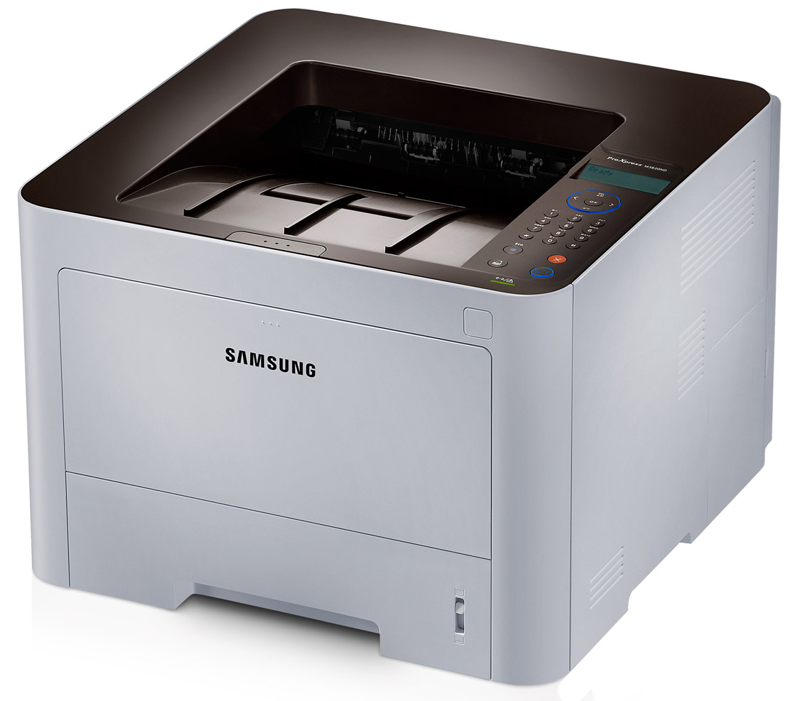 SAMSUNG used Printer M3820ND, laser, mono, low toner - SAMSUNG 83813