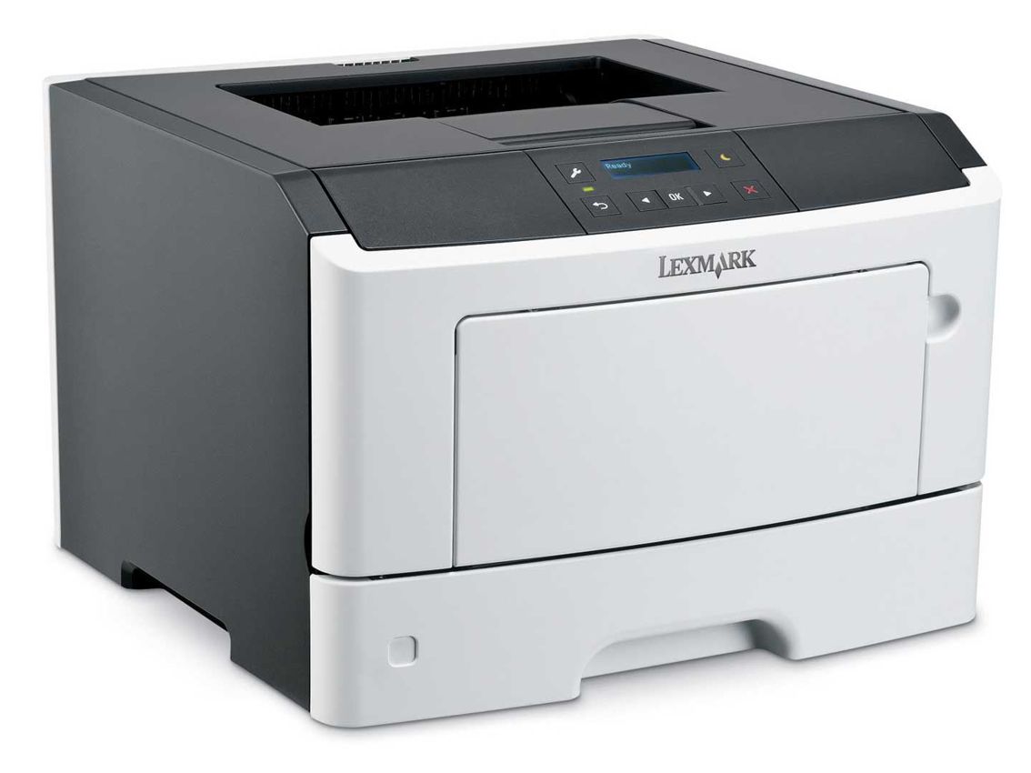 LEXMARK used Printer MS410DN, laser, monochrome, low toner/drum - LEXMARK 62175
