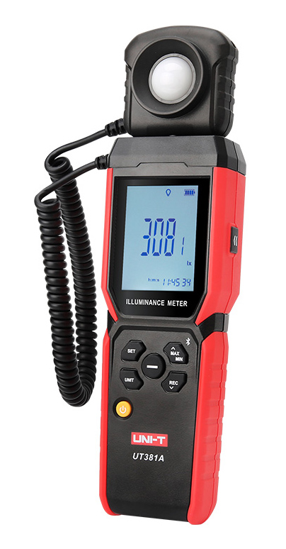UNI-T ψηφιακό φωτόμετρο UT381A, εύρος μέτρησης έως 400000 Lux, Bluetooth - UNI-T 113169