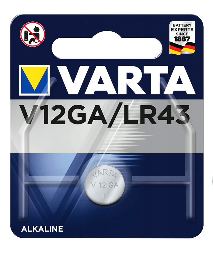 VARTA αλκαλική μπαταρία LR43, 1.5V, 1τμχ - VARTA 85898