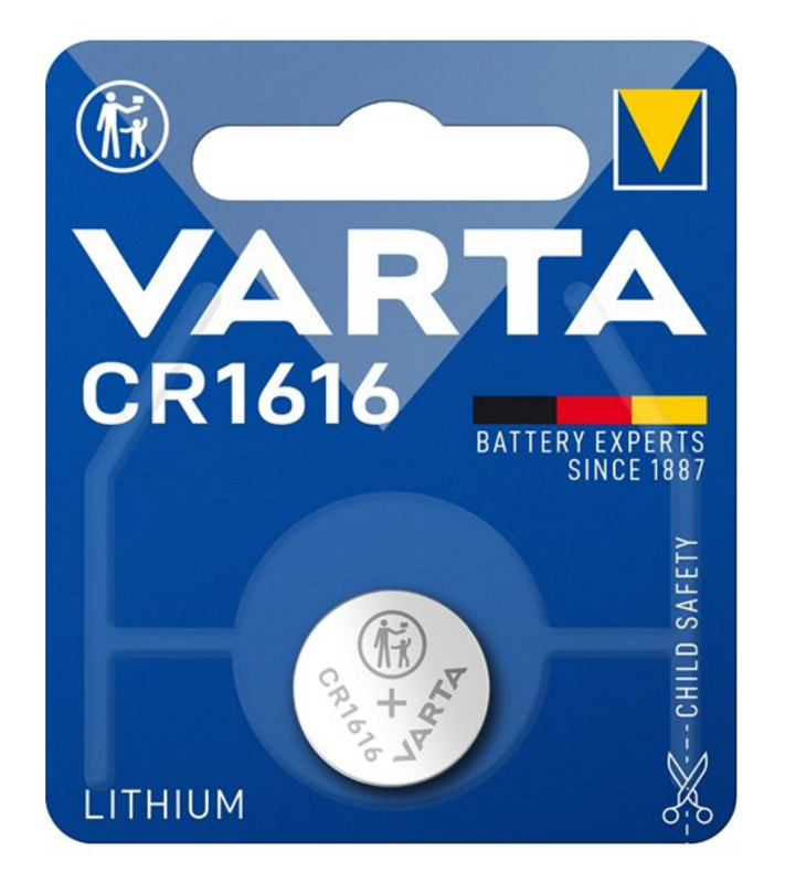 VARTA μπαταρία λιθίου CR1616, 3V, 1τμχ - VARTA 113285