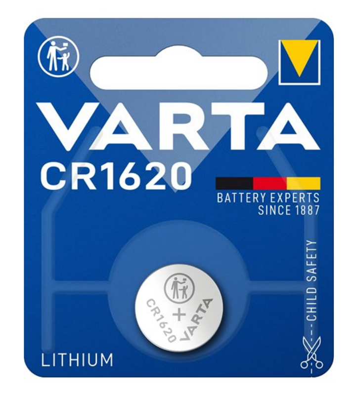 VARTA μπαταρία λιθίου CR1620, 3V, 1τμχ - VARTA 113284