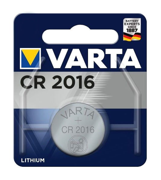 VARTA μπαταρία λιθίου CR2016, 3V, 1τμχ - VARTA 85892