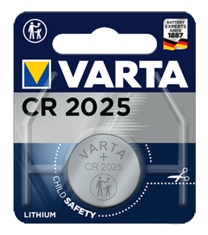 VARTA μπαταρία λιθίου CR2025, 3V, 1τμχ - VARTA 85901
